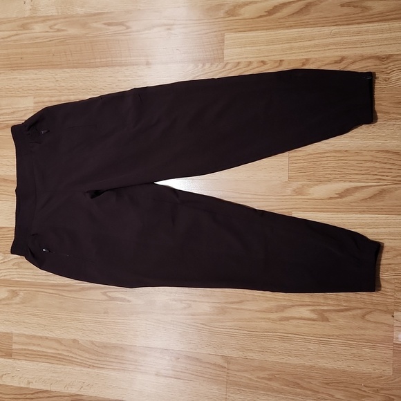 Old Navy Burgandy Powersoft Seamed Track Jogger Pants Women Size Small - Picture 1 of 7